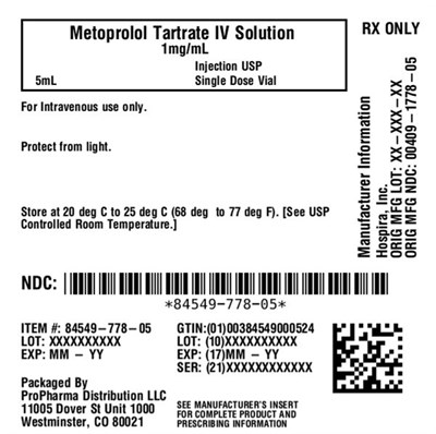Label (84549 778 05)
